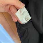 Stella McCartney  silk linen blend v neck mini dress black Photo 4