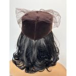 Vintage 1950s Betmar Brown Velvet Pillbox Hat with Veil & Jewel Accent Photo 7