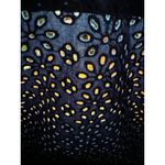 joe's jeans Joe’s Women Small Navy Blue Cotton Eyelet Flare Puff Sleeve Round Neck Blouse Photo 8