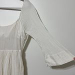 Free People  Kelsie Midi Dress Coverup Ivory White Size Medium Beach Boho Photo 5