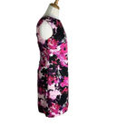 Eliza J  Floral Print Faille Sleeveless Floral Sheath Dress Pink Size 6 NWT Photo 5
