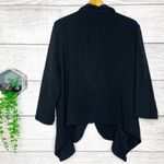 SheIn Modern Black Open Front Lightweight Bolero Blazer Jacket Size 4X Photo 3