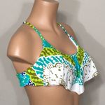 Nanette Lepore multicolored flutter bikini top. NWOT Photo 4