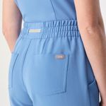 FIGS High Waisted Dowa Scrub Pants in Ceil Blue, Size Medium Photo 6