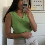 Brandy Melville Green Sweater Vest Photo 0