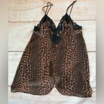 secret treasures  Lingerie Sleepwear Nightgown Size Medium Leopard Slip Chemise Photo 0
