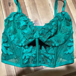 Victoria's Secret NWT vs lace emerald bralette s-dd Photo 0