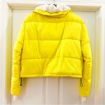 BDG NWT Urban Outfitters Marlow Puffer Jacket Yellow Shawl Collar Yellow sz S Photo 7