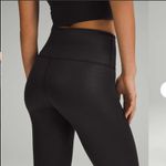 Lululemon  wunder train high rise leggings black foil shine 6 Photo 2