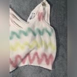 Wildfox knit tank top twist back large Photo 2