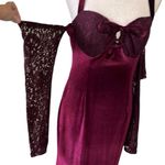 Cherley Black Cherry Velvet Maxi Dress Purple Size M Photo 10
