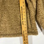Gap  Teddy Sherpa Fleece Sweatshirt Pull Over Womens M Brown PREOWNED Photo 7