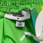 Christopher John Roger’s X Target Dress Bright Green High Low Tie Bow Sleeve XS Green Photo 7