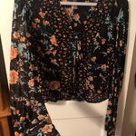 Free People black flower top Photo 1