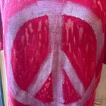 Hand painted Peace Sign T Photo 1
