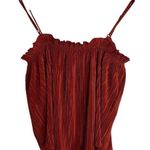 Madewell Camisole Rust Colored Light Weight Cropped Blouse Size XS Photo 0