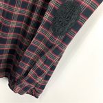 Scotch & Soda  Maison Scotch Red Plaid Shirt Crochet Elbows Photo 11