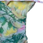 HYPE NWT Pastel Silk Floral Dress Size 6 Yellow Photo 8