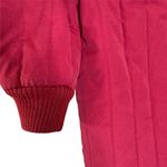 Vintage Mid Length Quilted Coat in Red Size Medium Oversized Small Photo 5