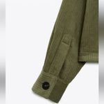 ZARA  CORDUROY OVERSHIRT Khaki color Photo 5