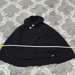 Tommy Hilfiger  black knitted cotton cape poncho size Xs Photo 3
