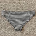 Xhilaration  Black and White Stripe Bikini Bottoms Photo 1