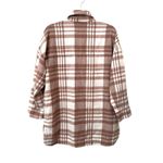 Banana Republic Oversized Plaid Shirt Jacket Sz Medium Petite Photo 2