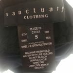 Sanctuary  Blue Black Pull On Polyester Pants Women’s Size Small Photo 5