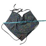 PaperMoon Y2K Disco Diva  Shimmering Glitter Iridescent Fairy Clubwear Halter Top Photo 12