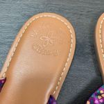 Matilda Jane Toes In The Sand Purple Floral Flip Flops Size 9 Photo 5