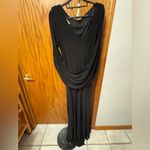 Betsy and Adam  NWT Long 3/4 Sleeve Cowl Neck Drape Back Gown Size 14 A23033 Photo 3