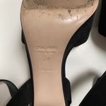 Miu Miu Women’s  Black Platform Block Heel Sandal Photo 6