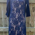 Lilly Pulitzer Bellmont Paradise in True Navy lace mini dress Photo 0