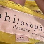 Philosophy Floral Print Sleeveless Yellow Maxi Dress Photo 3