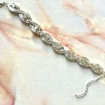 Faux Diamond bracelet Silver Photo 1