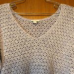 J. Jill Woman's Light Blue Thick Knit Casual Cotton Sweater Size Medium Photo 1