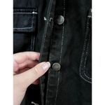 RVCA Black Country Jean Jacket Sz S 100% Cotton Photo 2
