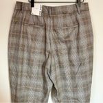 Nine West NWT Women's Gray Checkered Plaid Dress Pants - Size 14 Straight Photo 4