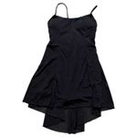 Halara  Black Corset Open Back Mesh Skort Shorts Mini Dress Black Size Small Photo 4