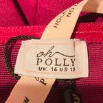 Oh Polly NWT Nika cut out halter bandage bodycon dress in plum. Size 12 Photo 5