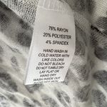 Animal Print Fleece Sweater Top SMALL NWT White Photo 12