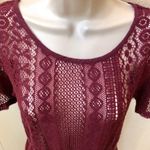House of Harlow Adorable  burgundy lace mini dress. Sz Small Photo 3