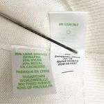 Lilly Pulitzer Coconut Odetta Sweater Wool Blend Rhinestone Neckline Size Large Photo 11