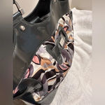 Beijo purse with floral cloth and matching wallet Black Photo 7