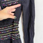 Majorelle  Black Pom Pom Carly Marie Mini Dress Photo 10