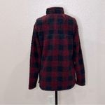 Alpine Sherpa Buffalo Plaid Tunic Pullover Size Small Black Photo 5