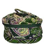 Vera Bradley  Retired Rare Chelsea Green Paisley Zip UpRound Travel/Makeup Bag Photo 5