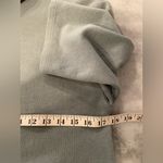 ZARA Size S Sage Green Short Sleeve Pullover Sweatshirt Turtleneck Mini Dress Photo 4