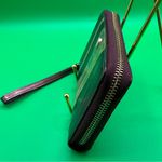 Radley London A Rare Beautiful Metallic Striped Leather Zip Wristlet Wallet Photo 1