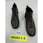 Easy Spirit Womans Seyyone Wedge Bootie 7.5 M Brown Side Zip Round Toe Photo 2